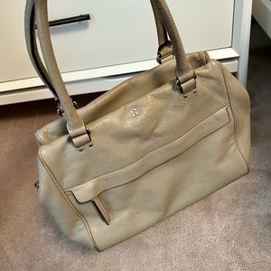 Vintage Kate Spade handbag - cream/grey